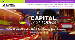 Desktop Screenshot of capitaltaxitours.co.uk