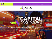 Tablet Screenshot of capitaltaxitours.co.uk